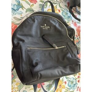 Kate Spade Nylon Black Backpack